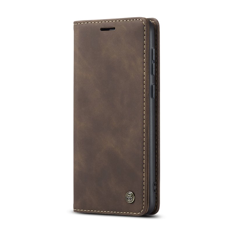 CaseMe book case leer - Samsung Galaxy A56 - bruin
