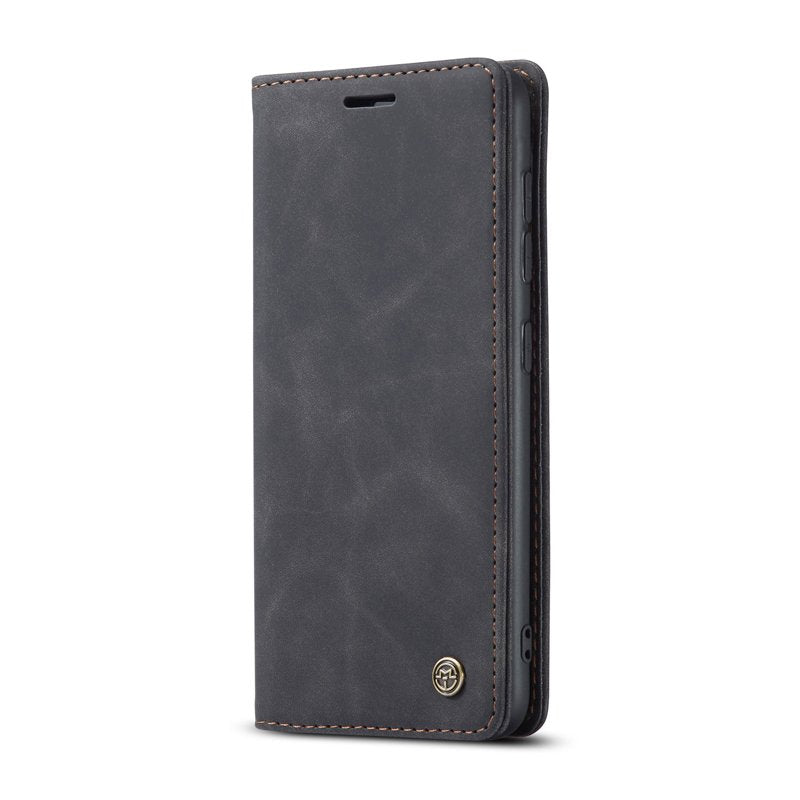 CaseMe book case leer - Samsung Galaxy S20 - zwart