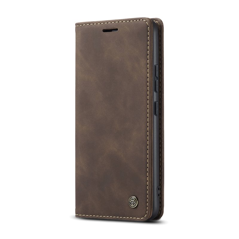 CaseMe book case leer - Xiaomi 14T Pro - bruin