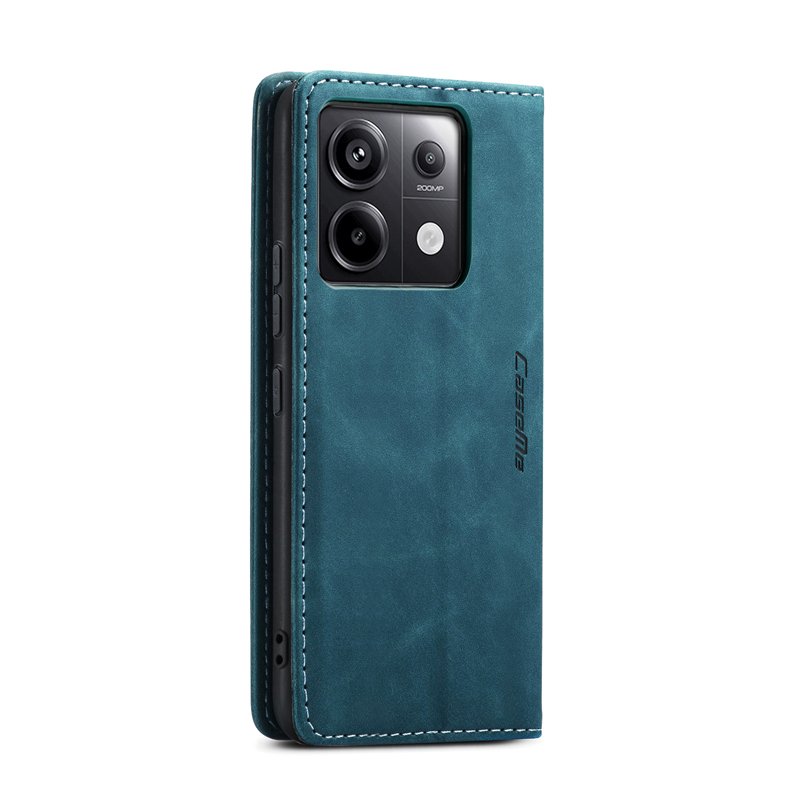 CaseMe book case leer - Xiaomi Redmi Note 13 Pro 5G/Poco X6 - blauw