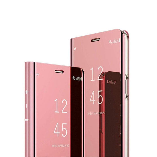 Clear View cover Samsung Galaxy A13 rose goud