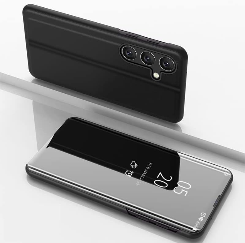 Clear View cover Samsung Galaxy A37 Zwart