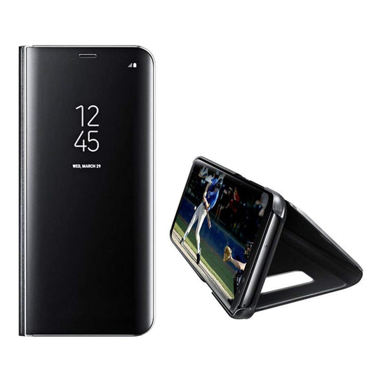 Clear View cover Samsung Galaxy A40 zwart