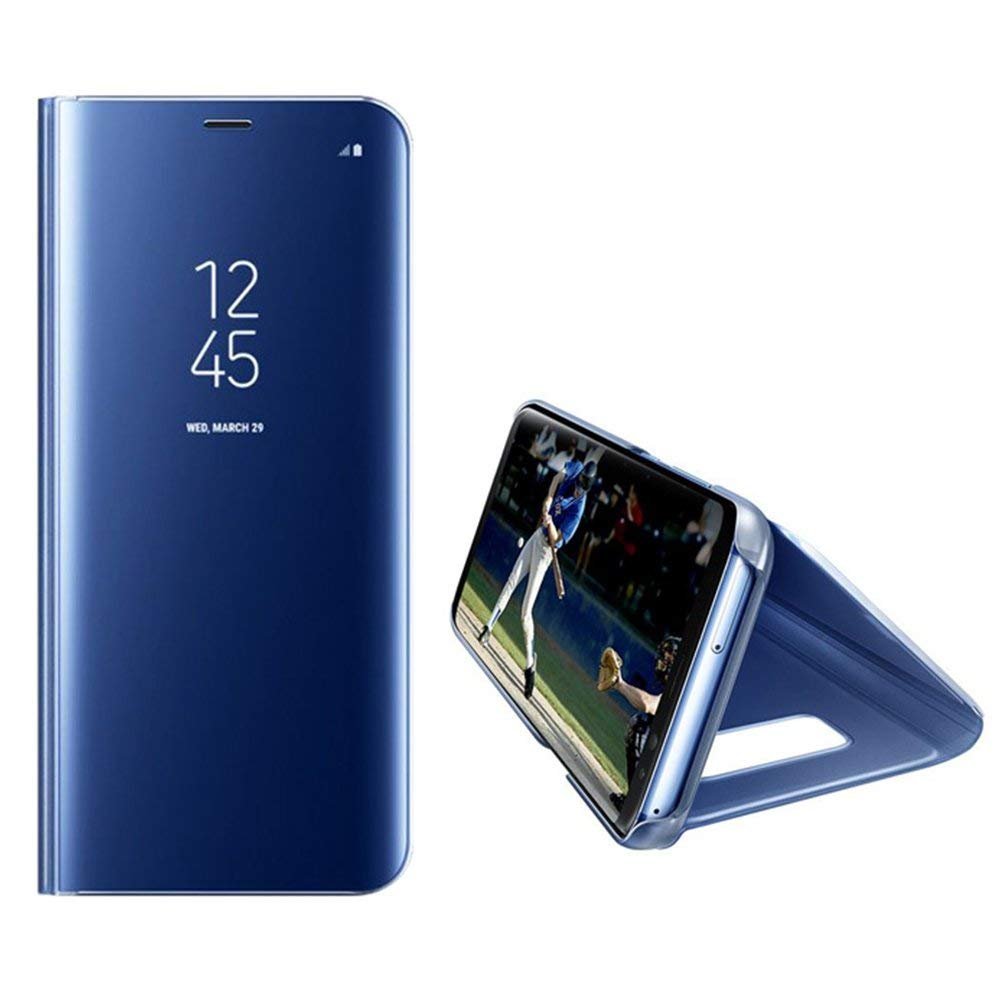 Clear View cover Samsung Galaxy A50s blauw