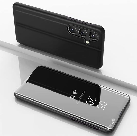 Clear View cover Samsung Galaxy A57 Zwart