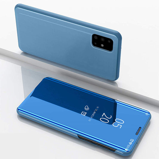 Clear View cover Samsung Galaxy M21 blauw