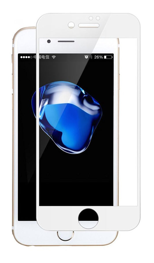 Tempered Glass (volledig scherm) Apple iPhone 7 Plus/8 Plus - wit