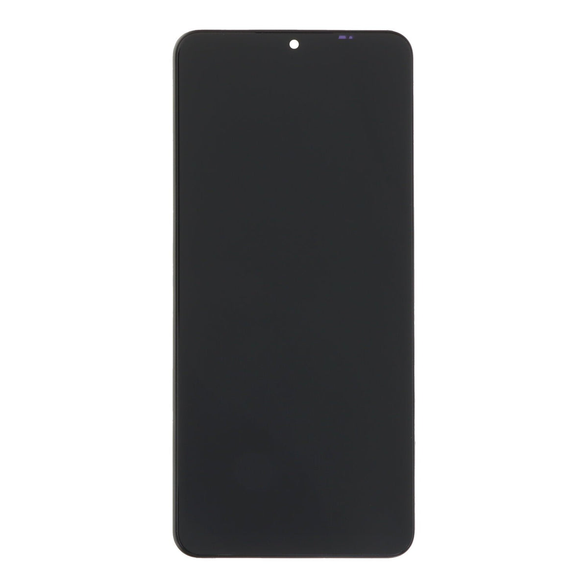 Display module met frame Samsung Galaxy M12 Zwart (Service Pack)