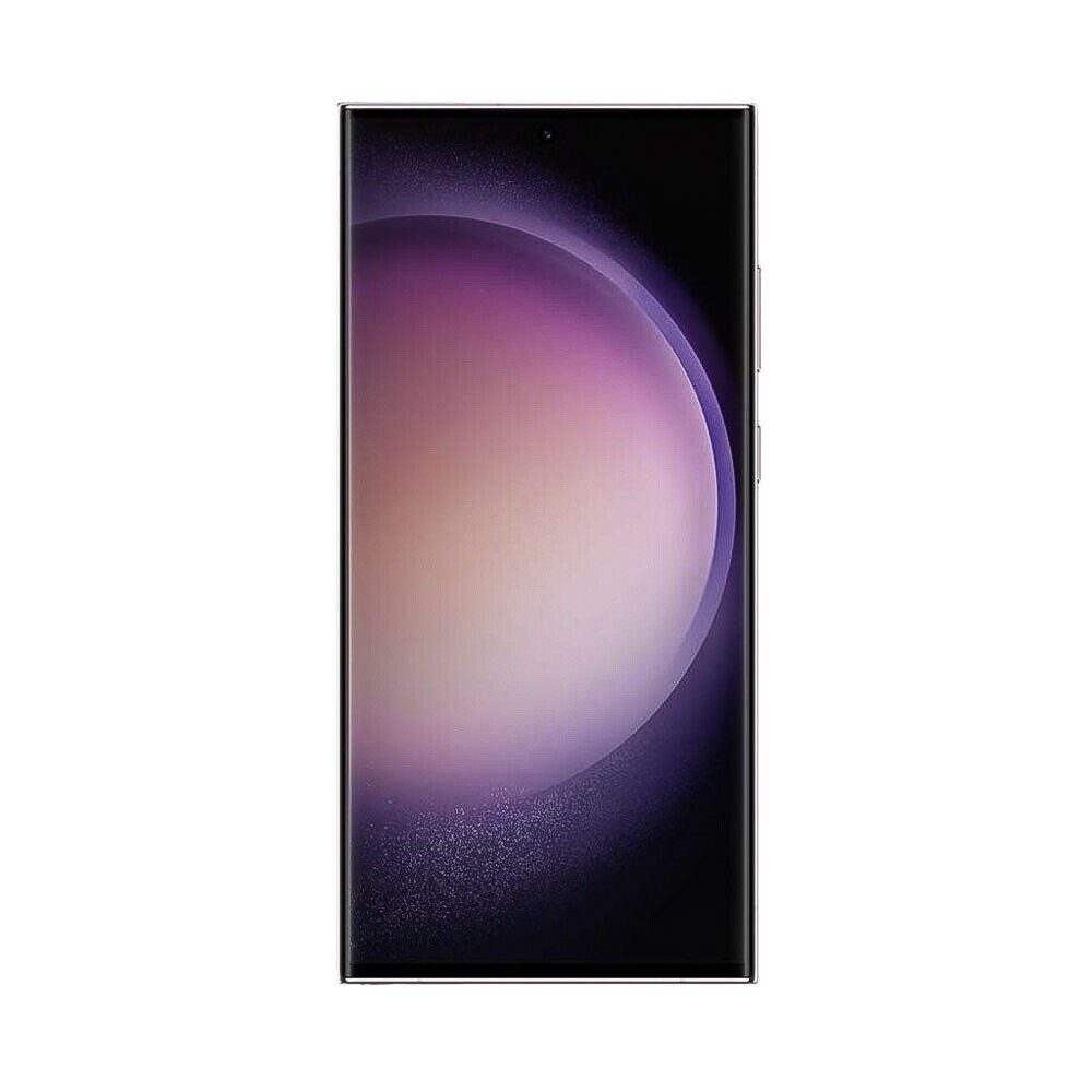 Display module met frame Samsung Galaxy S23 Ultra Paars (Service Pack)