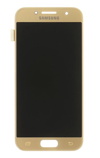 Display module Samsung Galaxy A3 2017 goud