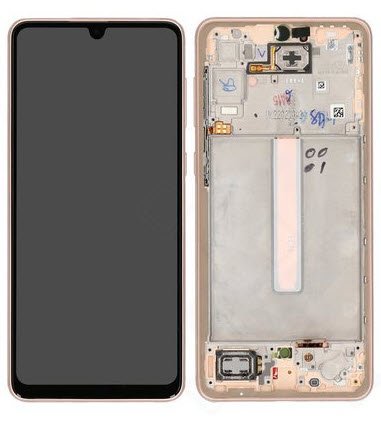 Display module Samsung Galaxy A33 goud (Service Pack)