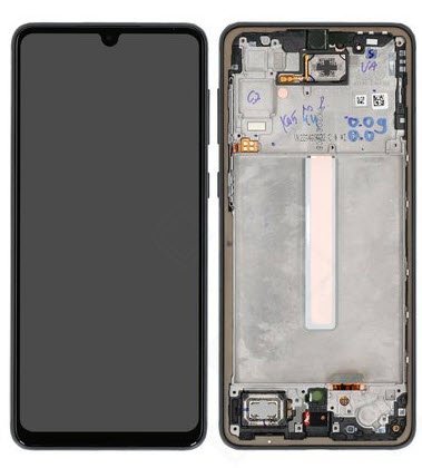 Display module Samsung Galaxy A33 zwart (Service Pack)