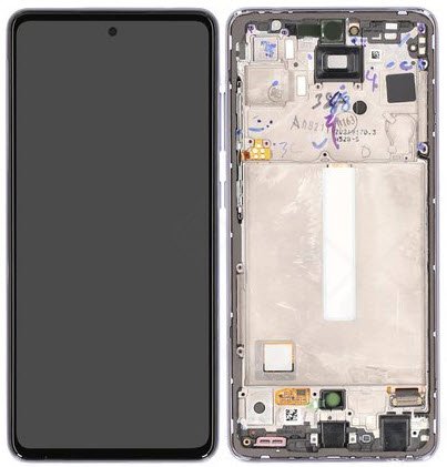 Display module Samsung Galaxy A52s paars (Service Pack)