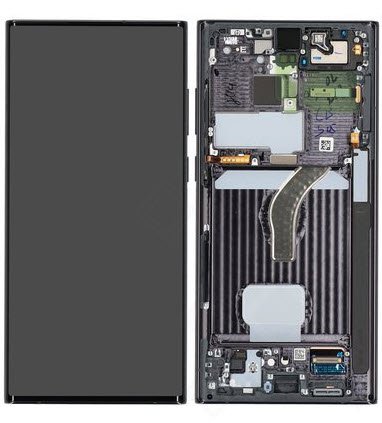 Display module Samsung Galaxy S22 Ultra Phantom Black (Service Pack)