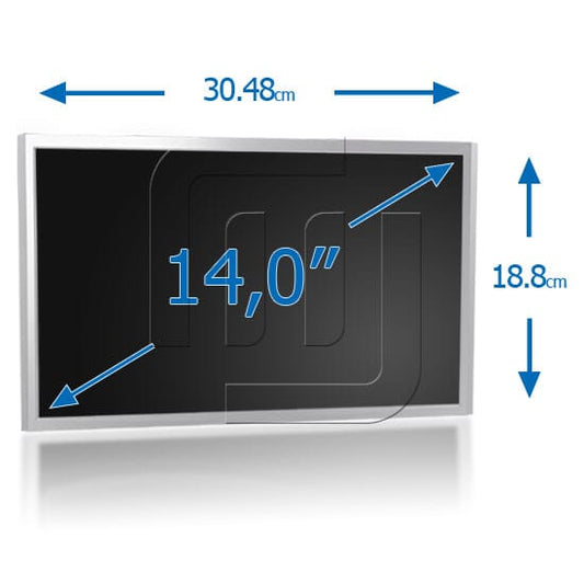 14.0 Zoll LCD Bildschirm 1280x768 Glänzend 30Pin