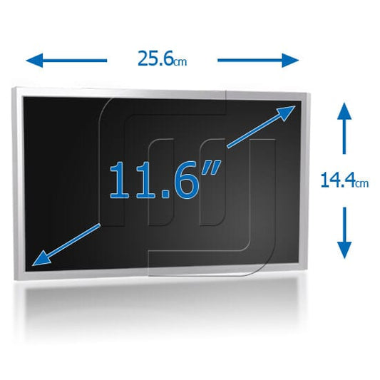 11,6 Zoll LCD Bildschirm 1366x768 Glänzend 40Pin