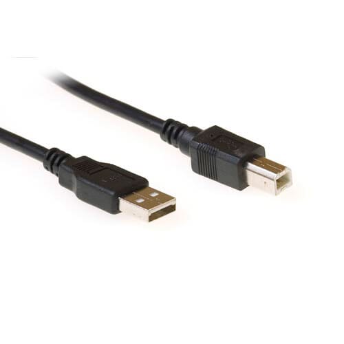 ACT USB 2.0 aansluitkabel USB A man - USB B man 5 m