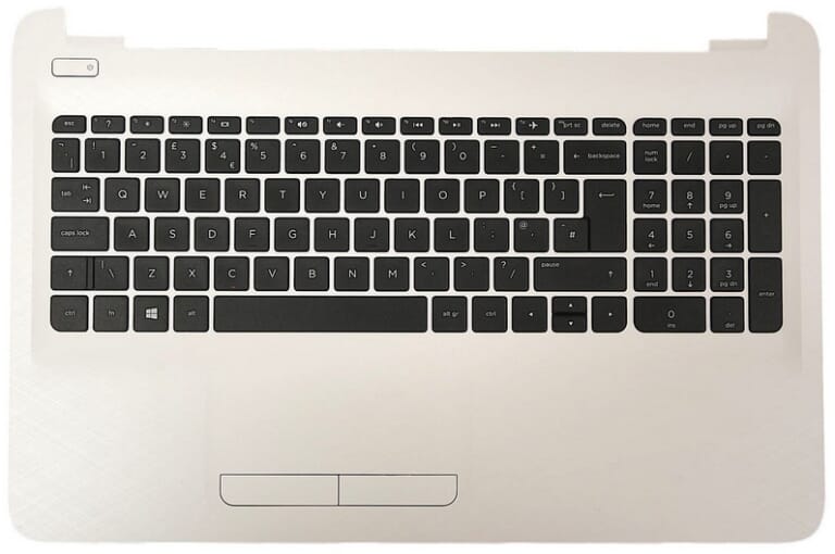 Clavier d'ordinateur portable HP Qwerty US + capot supérieur