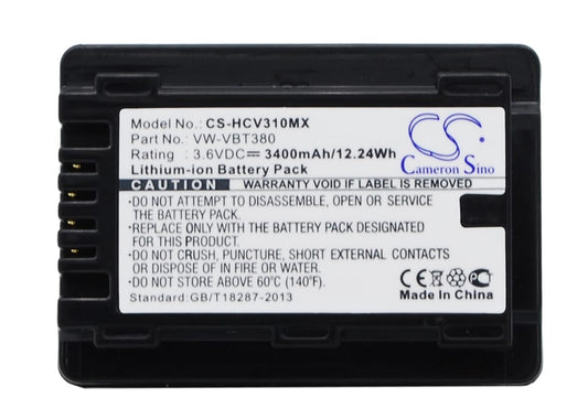 Camcorder Akku VW-VBT380 3.6V 3400mAh