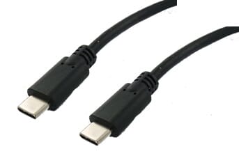 USB3.1 Gen 2 Typ-C Kabel 1 Meter - Schwarz