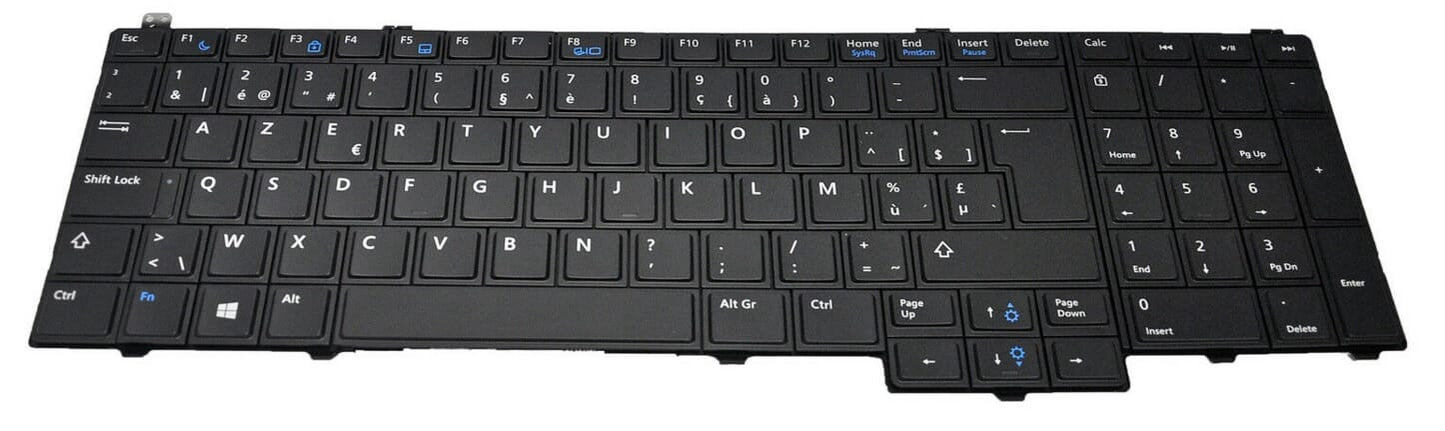 Clavier d'ordinateur portable Dell Azerty BE