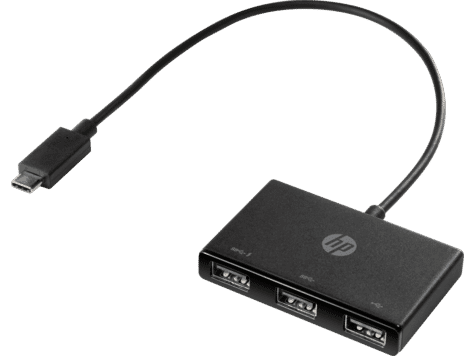 Concentrateur USB-C vers 3 ports USB-A HP