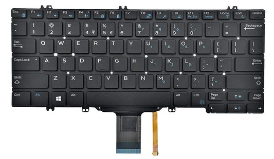 Clavier d'ordinateur portable Dell Qwerty US + rétroéclairé