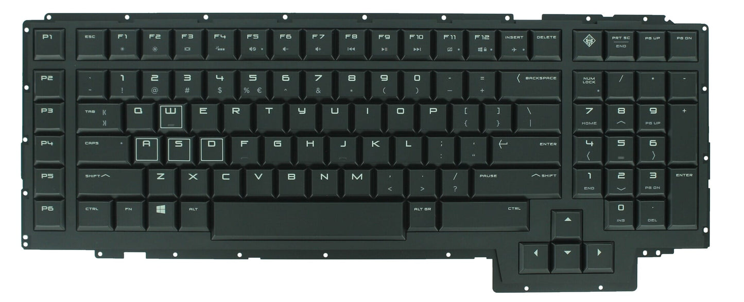 HP Laptop Tastatur Qwerty US + Hintergrundbeleuchtung