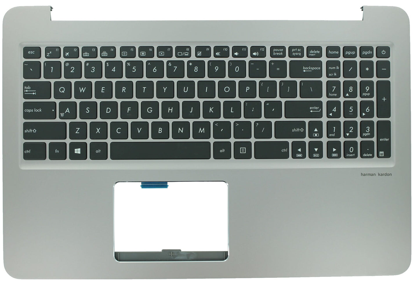 Asus Laptop Tastatur Qwerty US + Top Cover