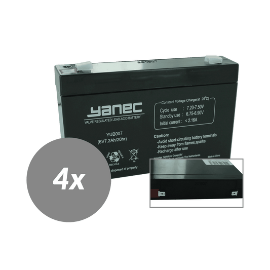 Yanec Kit de remplacement de batterie onduleur RBC34 (câbles non inclus)