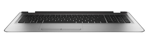 Clavier d'ordinateur portable HP Qwertz DE + coque supérieure