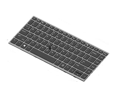 HP Laptop Tastatur Azerty BE + Trackpoint, SureView