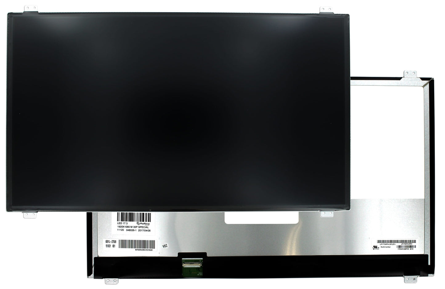 17.3 Zoll LCD-Bildschirm 1920x1080 Matt 30Pin eDP, IPS