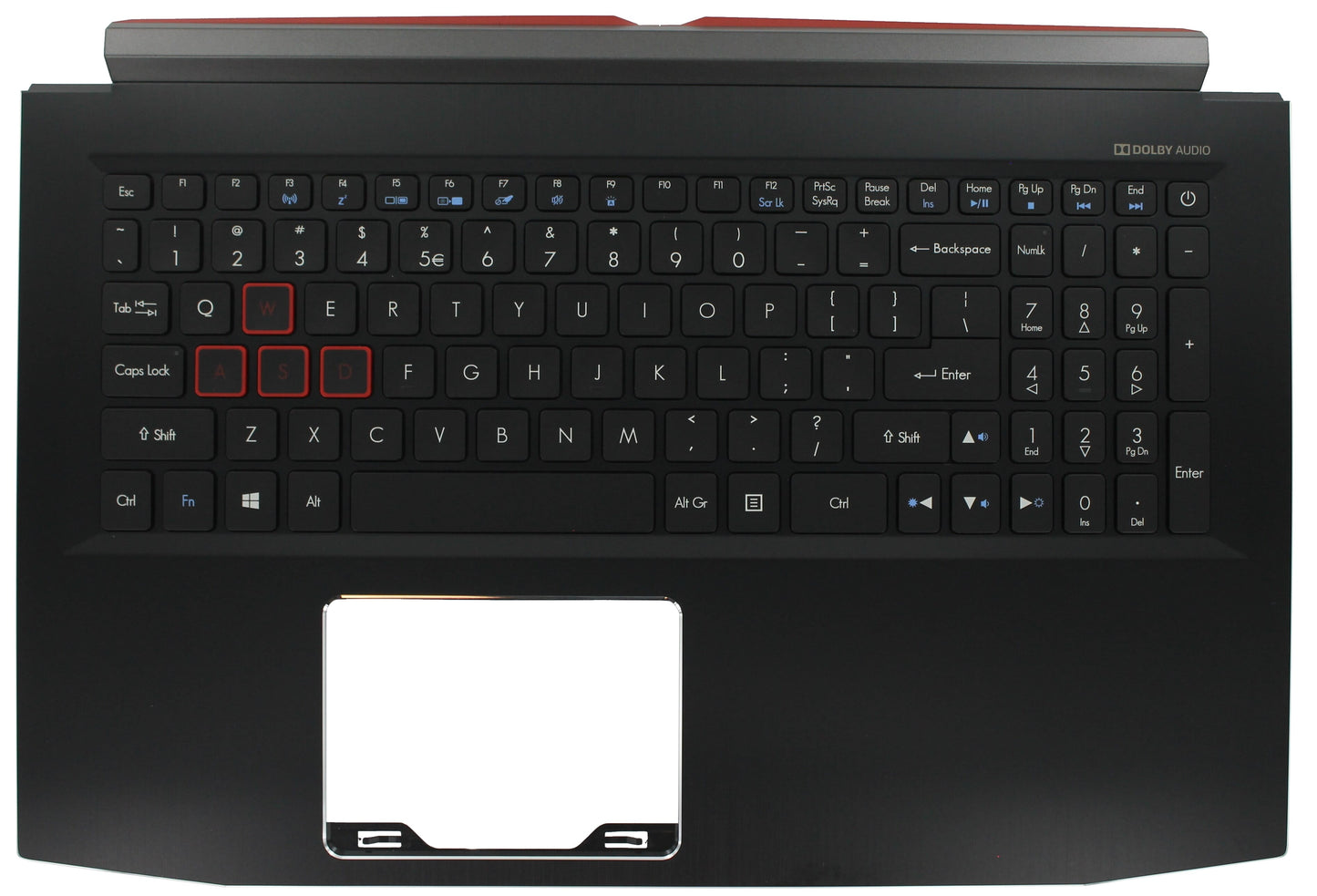 Acer Laptop Tastatur Qwerty US + Top Cover, beleuchtet