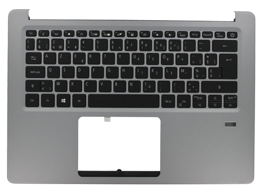 Acer Laptop-Tastatur Azerty BE inkl. Top Cover - Silber