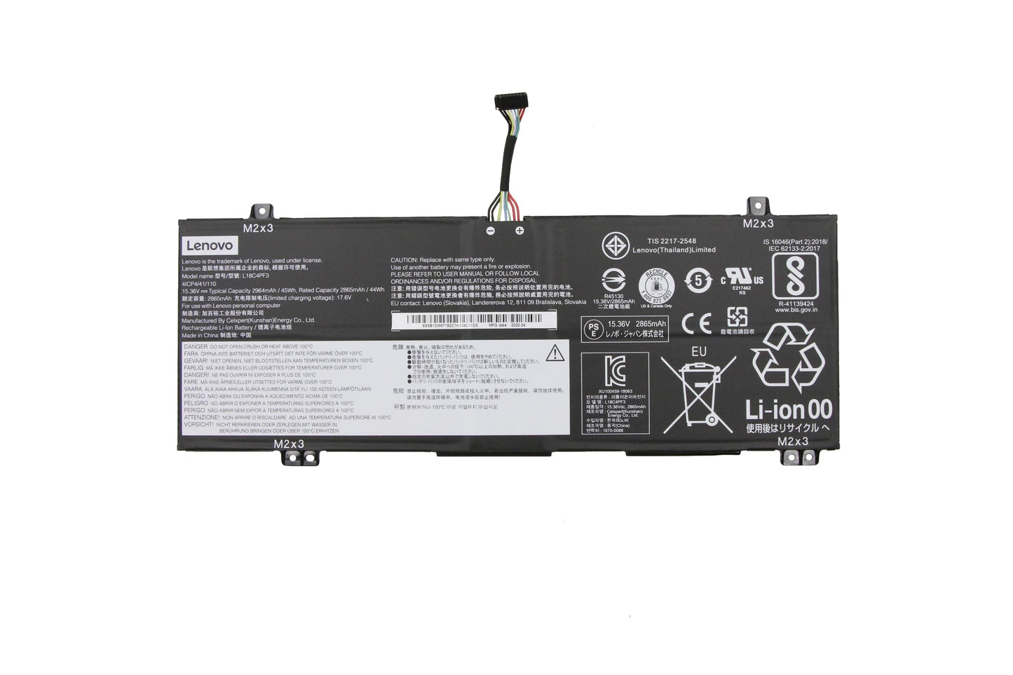 Lenovo Laptop-Akku 2865 mAh