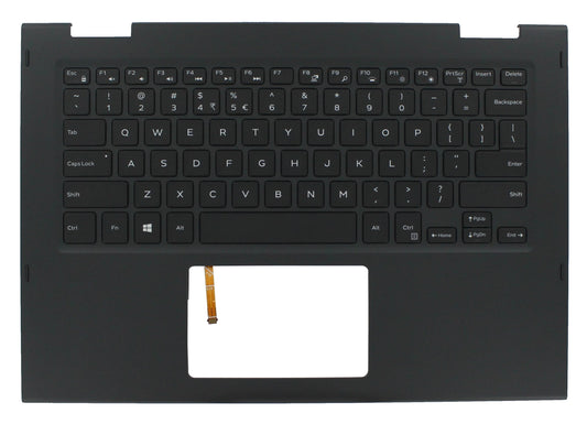 Dell Laptop-Tastatur QWERTY US + Abdeckung – Schwarz