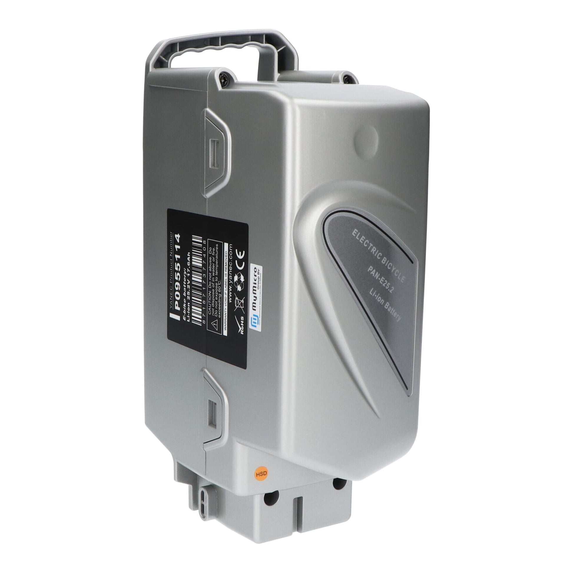 Compatible Fietsaccu Panasonic 26V 18Ah Zilver