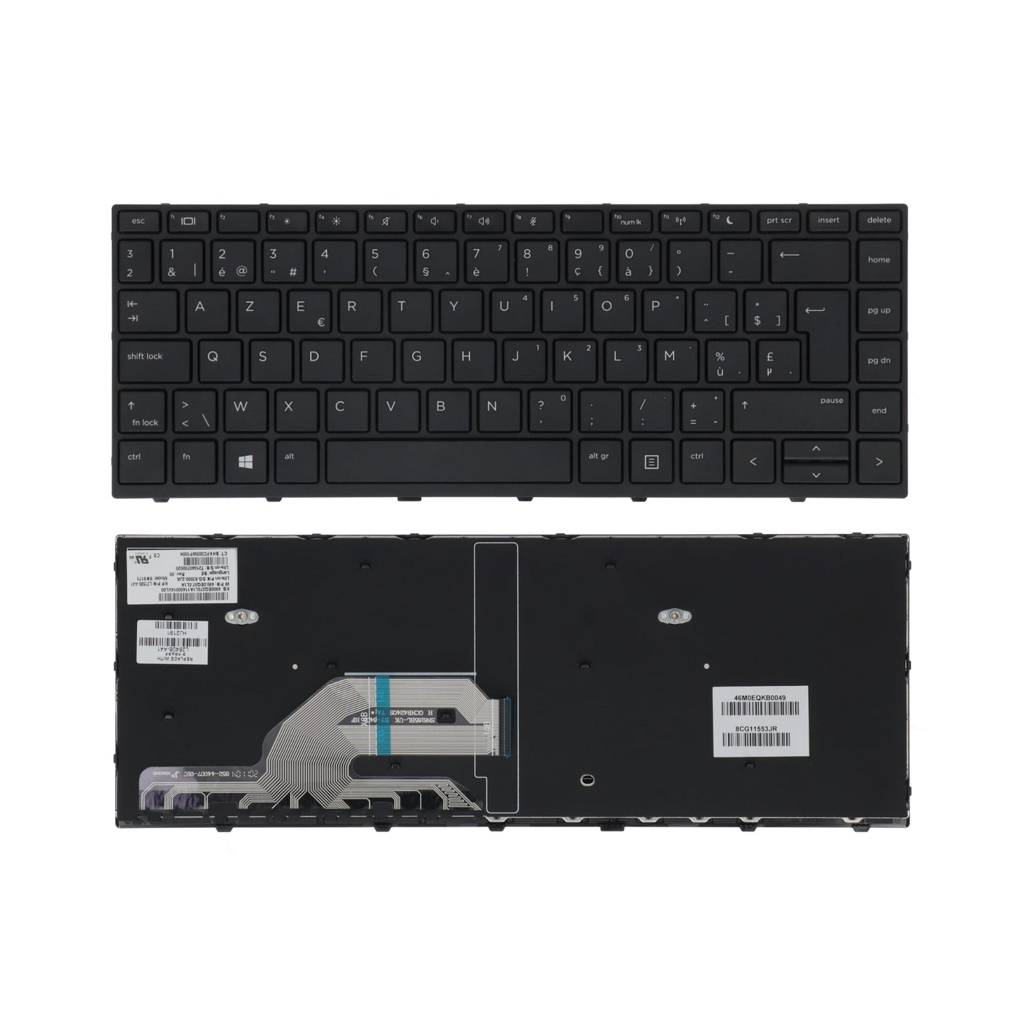 Clavier d'ordinateur portable HP Azerty BE