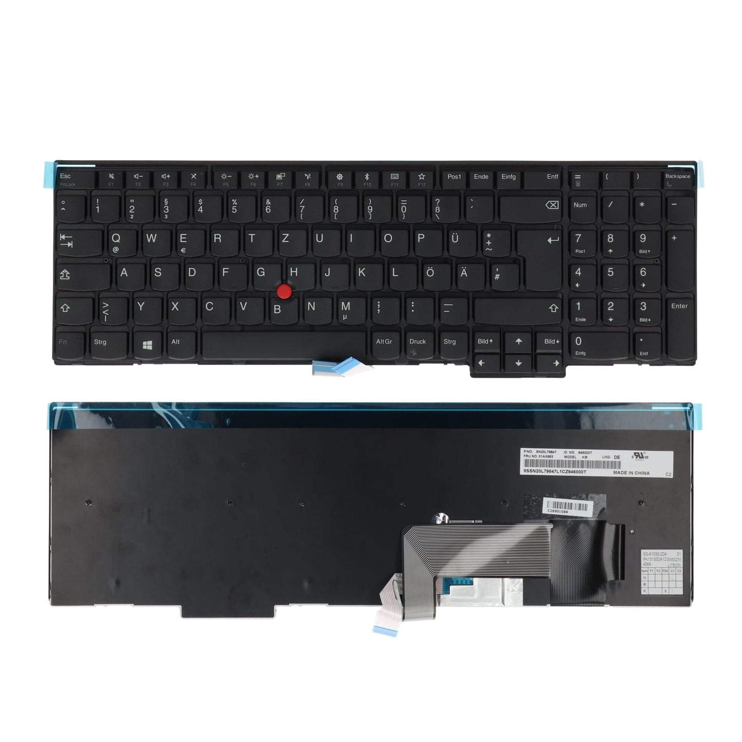Lenovo Laptop Tastatur Qwertz DE