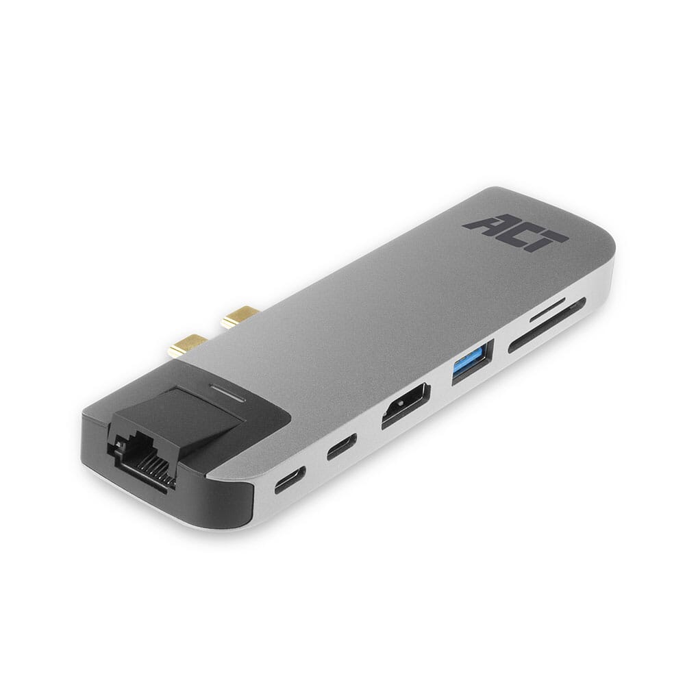 ACT USB-C Thunderbolt� 3 naar HDMI female multiport adapter