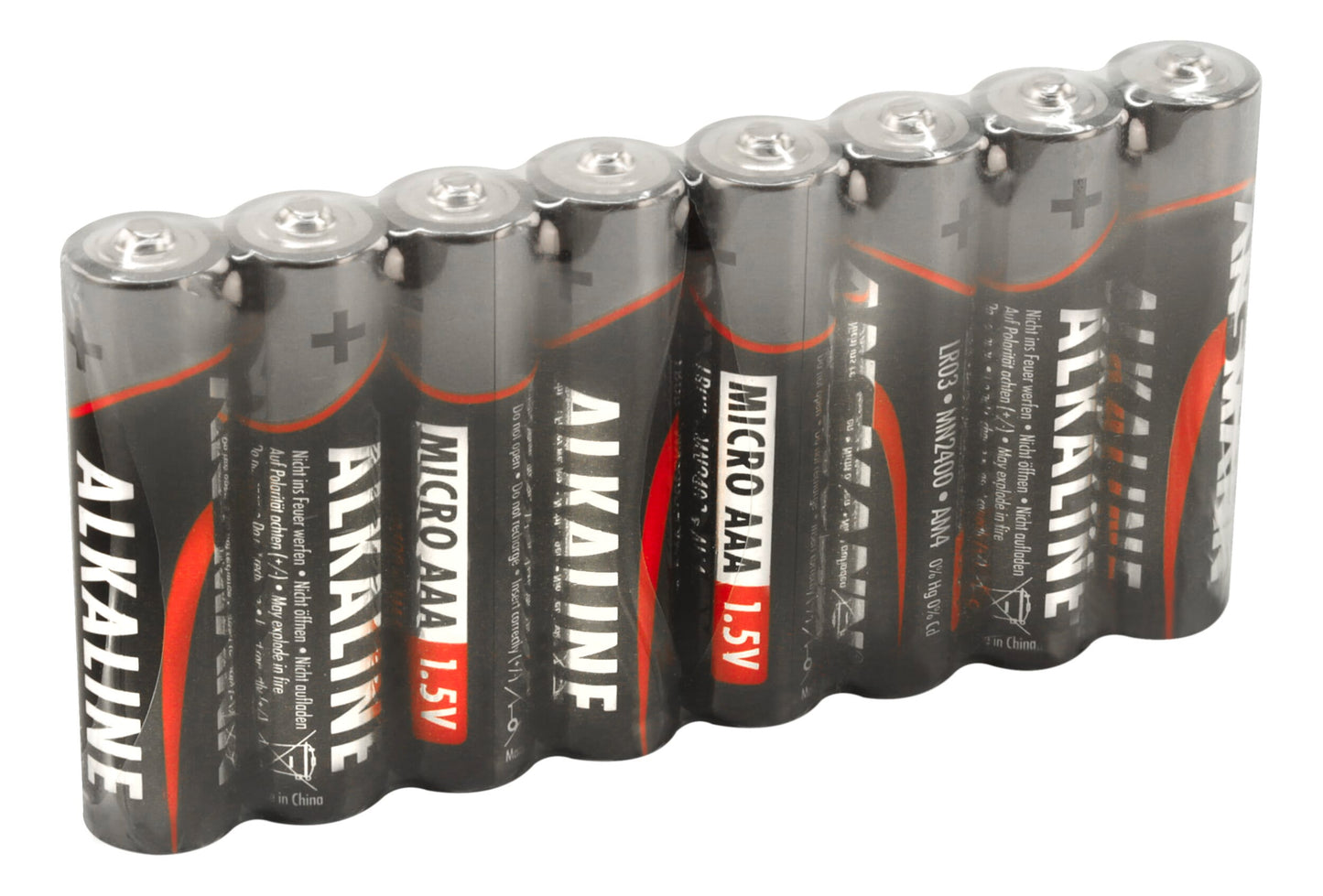 Ansmann Alkaline Batterie Micro AAA / LR03 8 St. Schrumpffolie