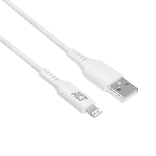 ACT USB-A-auf-Lightning-Lade- und Datenkabel 2 m MFI-zertifiziert