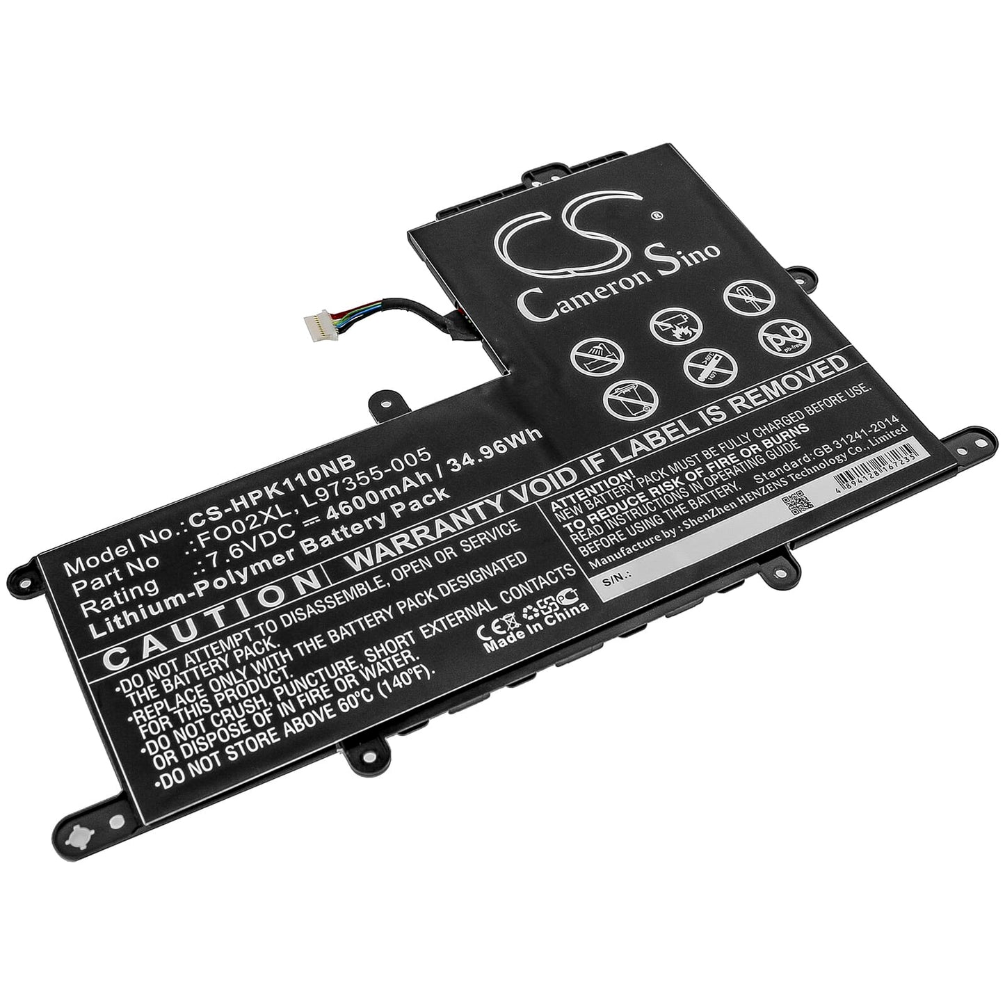 Batterie d'ordinateur portable 4600 mAh