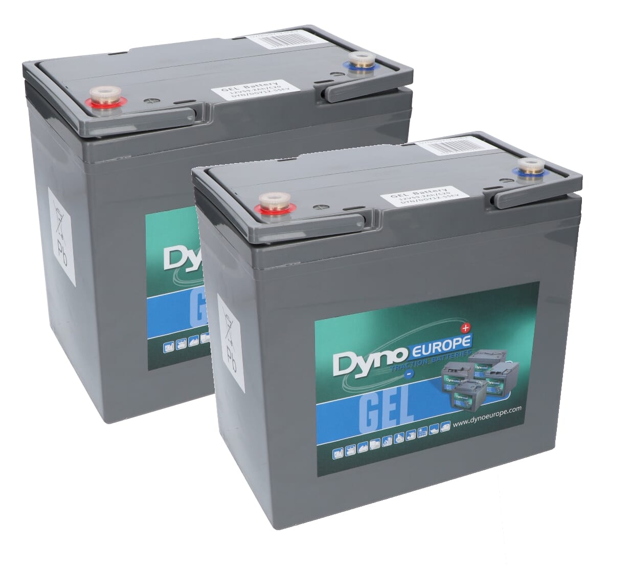 Dyno Gel Akku 12V 59Ah Ersatzset (exkl. Kabel)