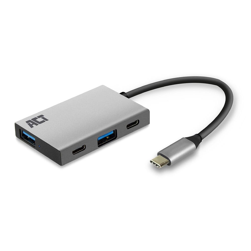 ACT USB-C Hub 3.2 Gen2 10 Gbit/s, 2x USB-C, 2x USB-A