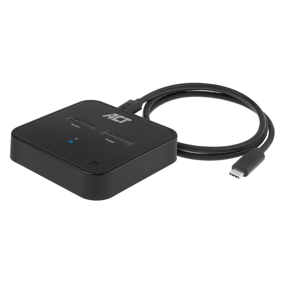 ACT M.2 NVMe/PCIe Dual SSD Dockingstation Klonen USB-C 3.2 Gen2