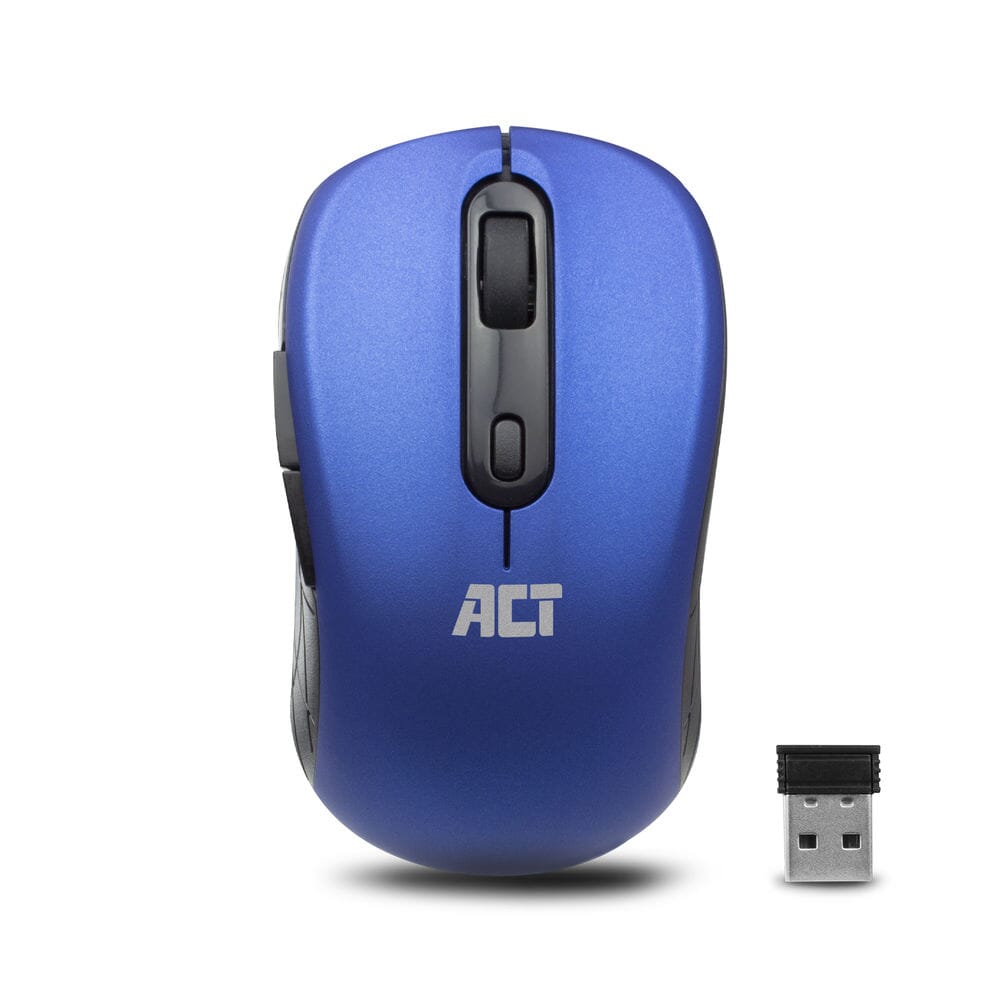 ACT Kabellose Maus, USB-Nano-Empfänger, 1600 dpi, blau