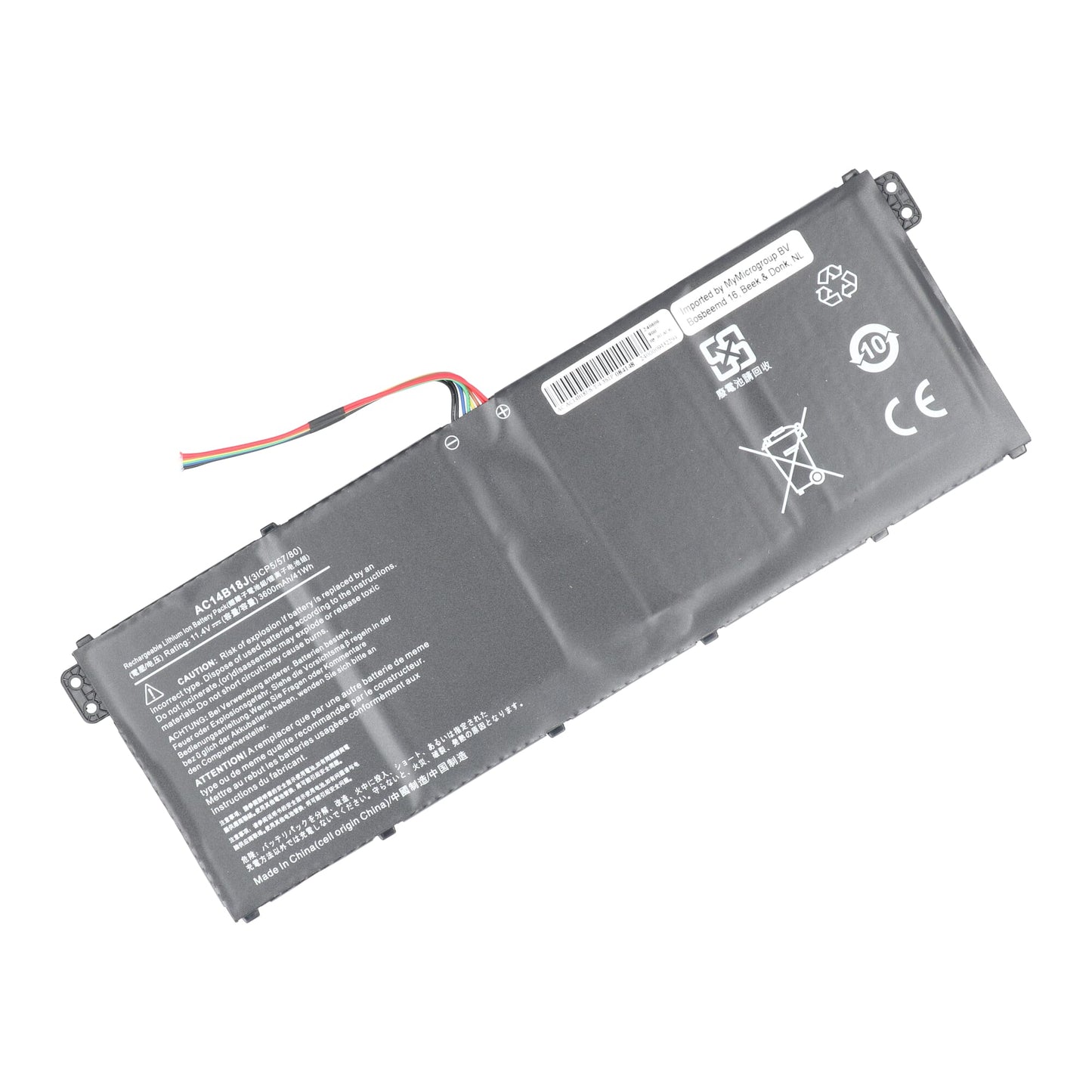 Batterie d'ordinateur portable 3600mAh