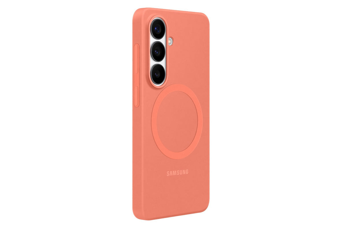 EF-ES942COE Samsung Silicone Magnet Cover Galaxy S26 Koraal Rood